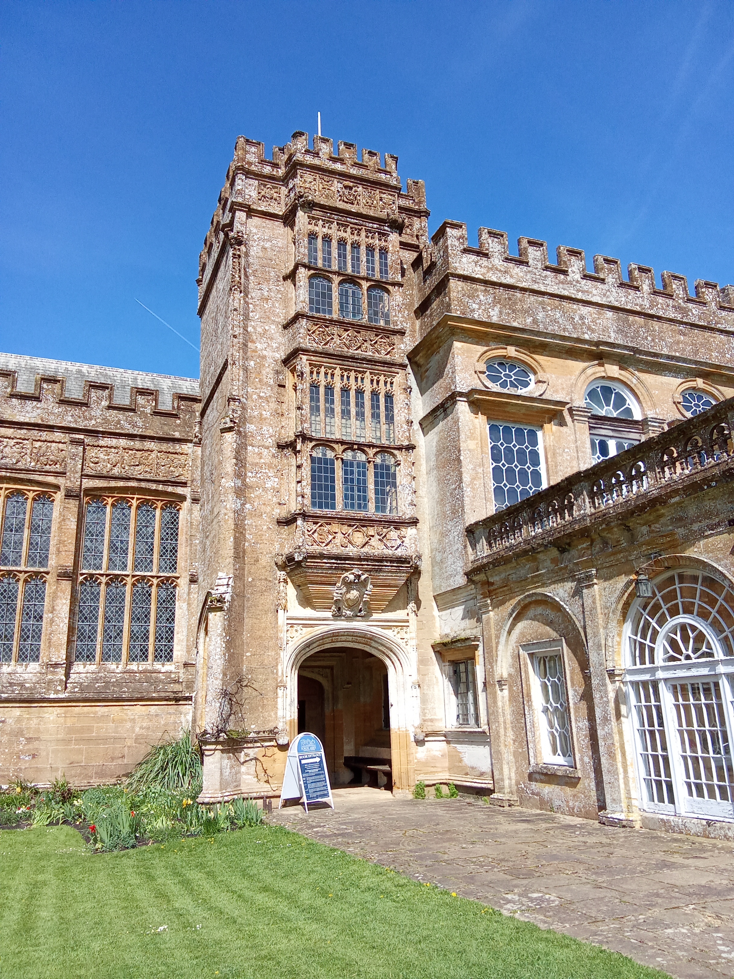 The Chard tower, built c. 1532 and named after the then abbot Thomas Chard