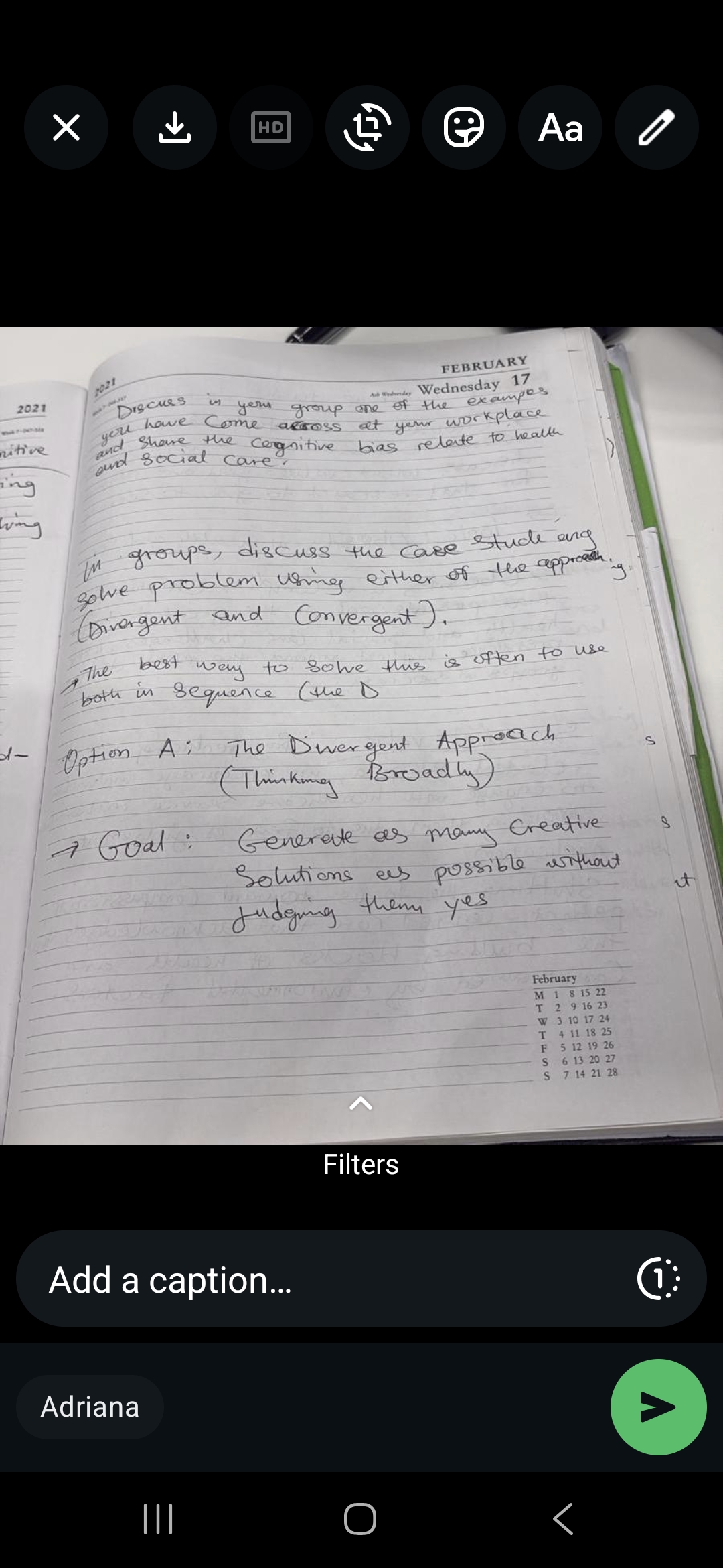 Convergent and Divergent Thinking