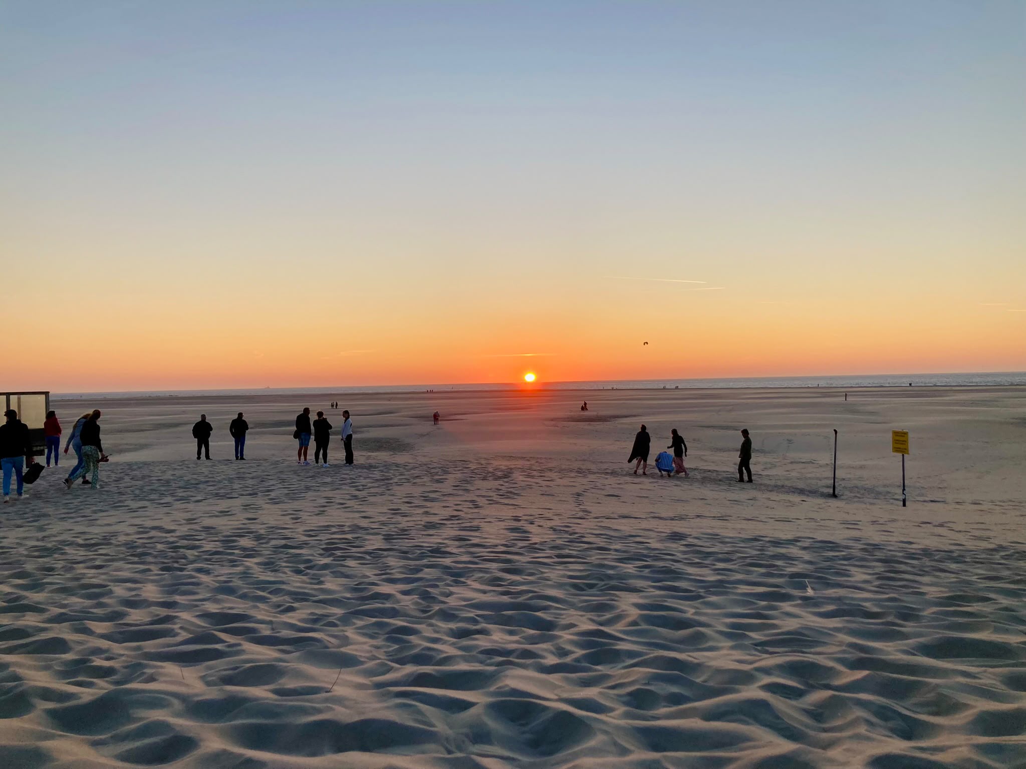 sunset at beach