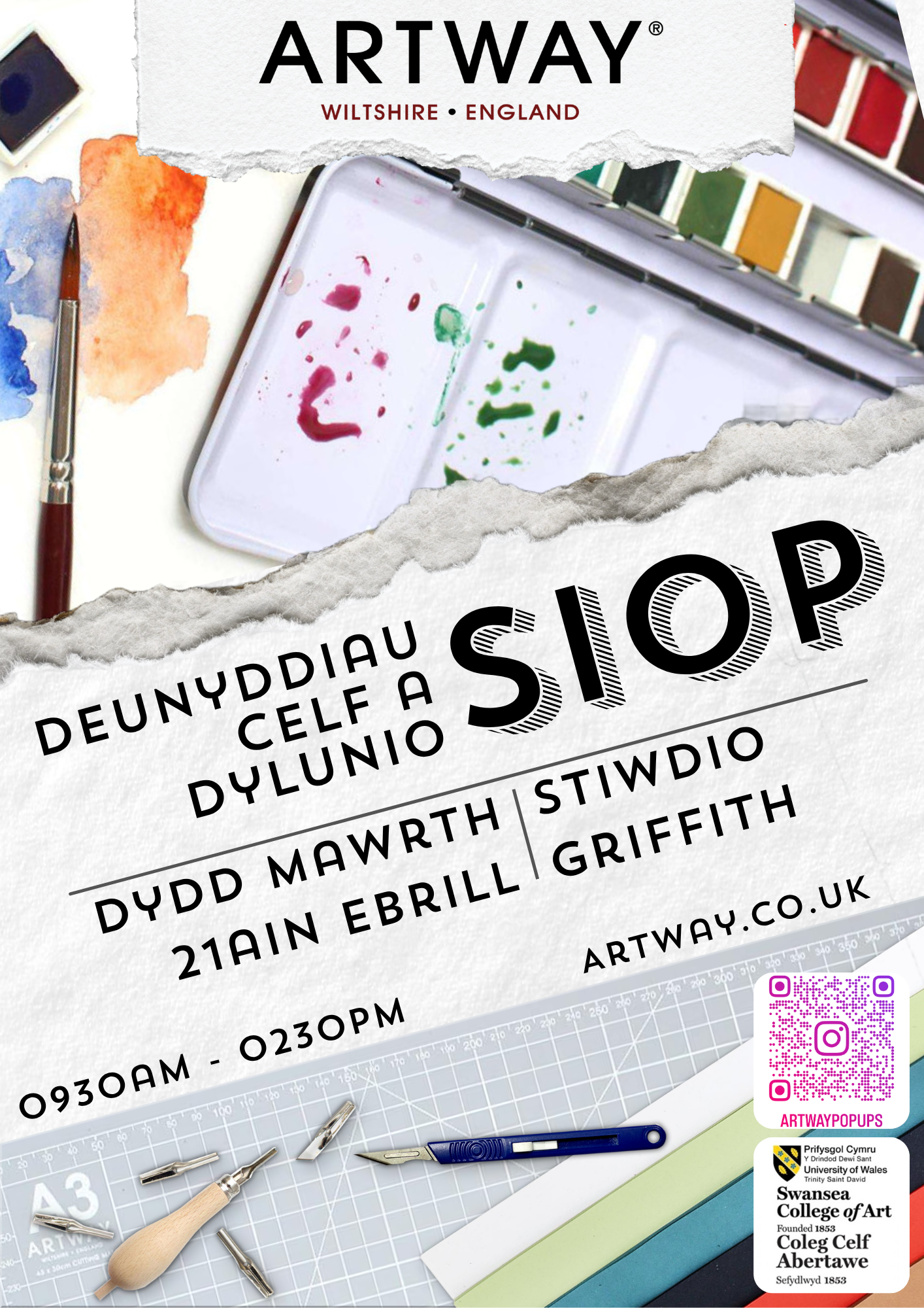 artways welsh poster for dynevor 21st april 2026